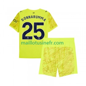 Maillot de Foot Manchester City Gianluigi Donnarumma 25 Gardien Troisième 2025-26 - Enfant